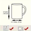 1pc Inspirational Spanish Quote Ceramic Coffee Mug 11oz – Motivational Gift with Bold Typography, C-Handle Design,