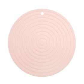 Heat Insulation Mat Kitchen Anti-Scald and Anti-Slip Placemat (Color: Pink, Type: Placemat)